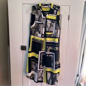 🆕 New York & Co Women’s Tank Dress Sleeveless Size Small Stretchy Zipper Pocket